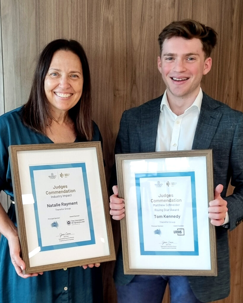Image: Tom with mentor Natalie Rayment